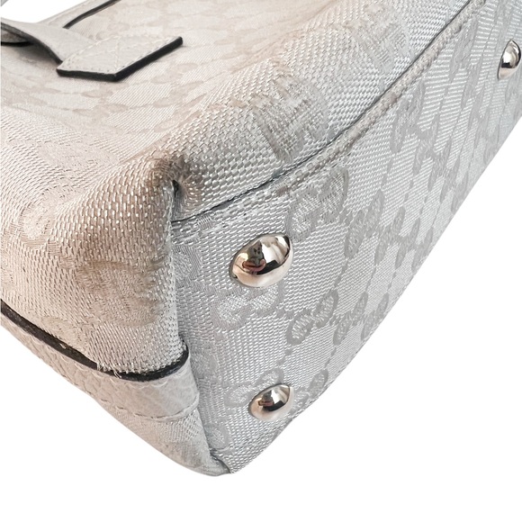 GUCCI Monogram Small Boston Silver - Picture 9 of 10